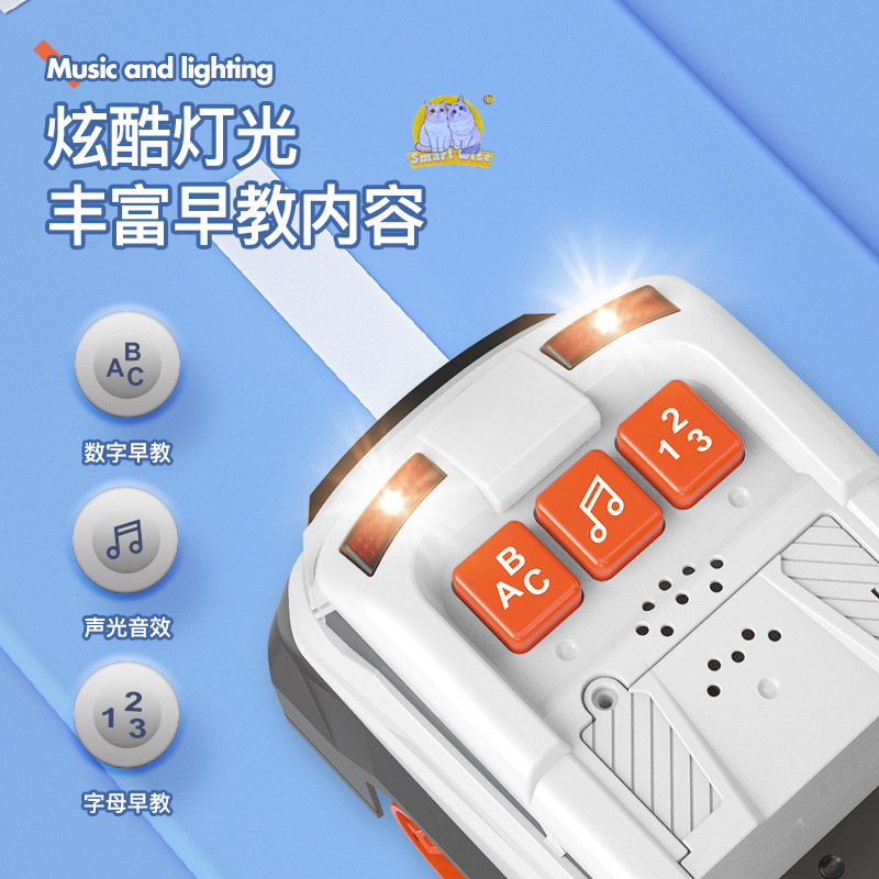 Cross-border children's urban projectile transport vehicle, boys' toy missile launch, deformed track storage, large truck Application Scenario