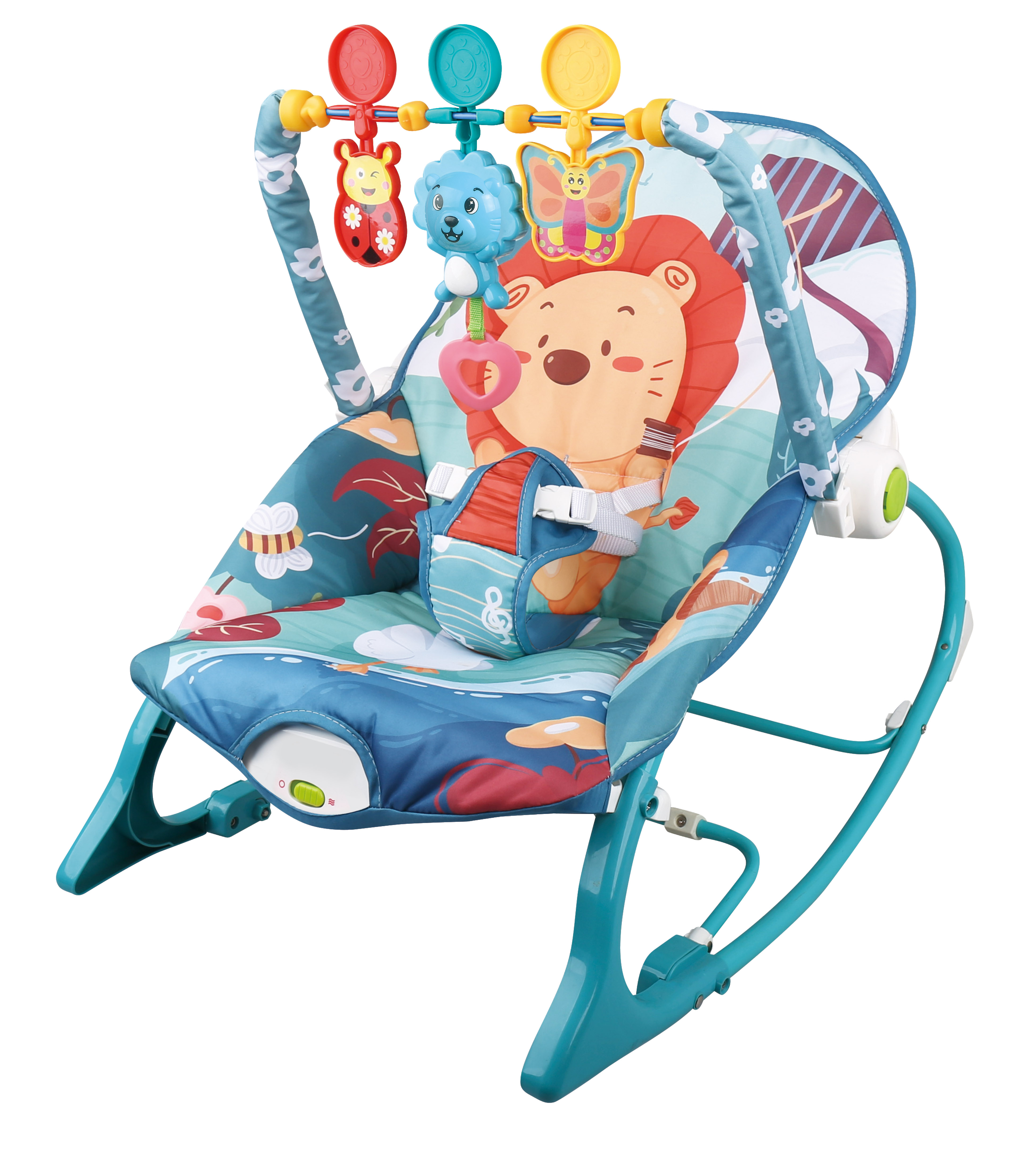 The baby electric rocking chair can be used for sitting or lying down. It vibrates and swings with music and is a popular rocking chair on e-commerce platforms Application Scenario