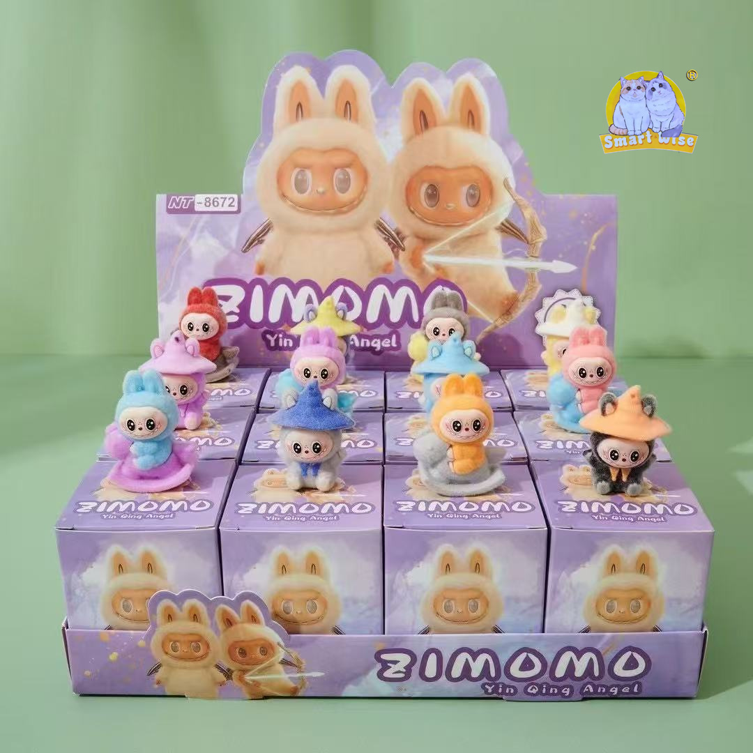 Best-selling flocking blind boxes, trendy figurines, small ornaments, high-quality appearance pendants, keychains, wholesale blind bags, gifts Specification image