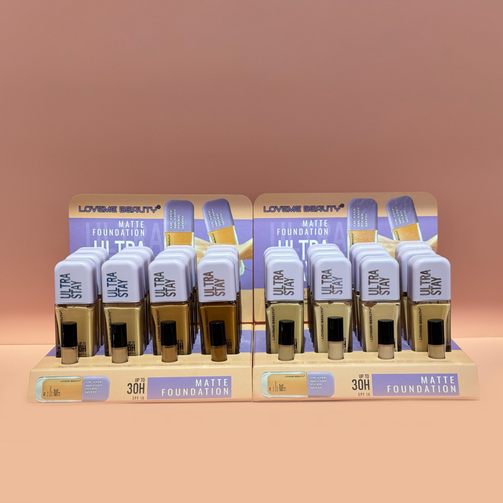 Custom Ultra Stay Matte Foundation Up to 30H -Loveme Beauty