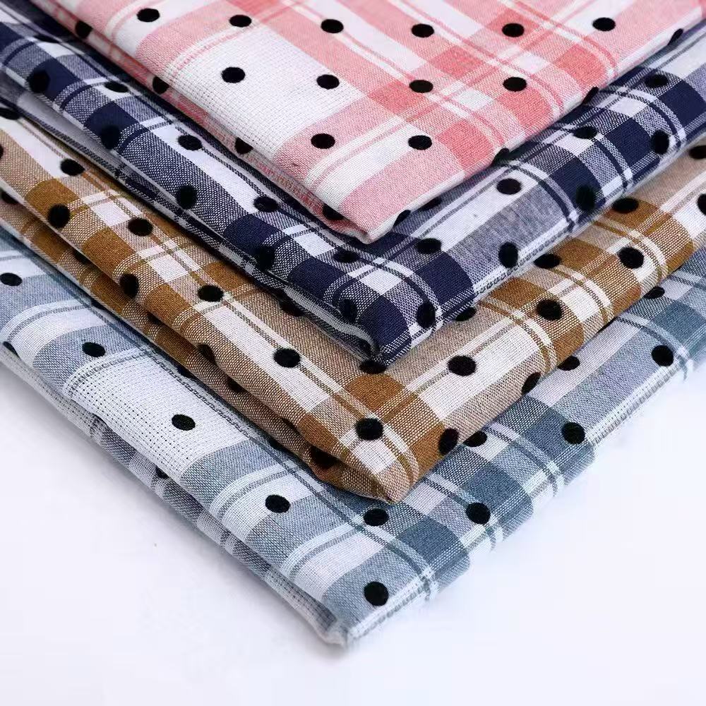 提花布牛津布/宋锦胚料/宋锦/格子布里布/枕巾用的布料细节图