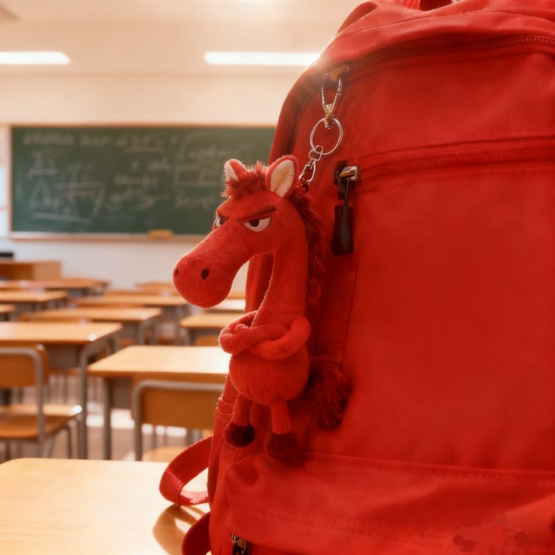 毛绒黑马钥匙扣，马年爆款钥匙扣，钥匙扣钥匙扣钥匙扣可爱钥匙扣挂详情图4