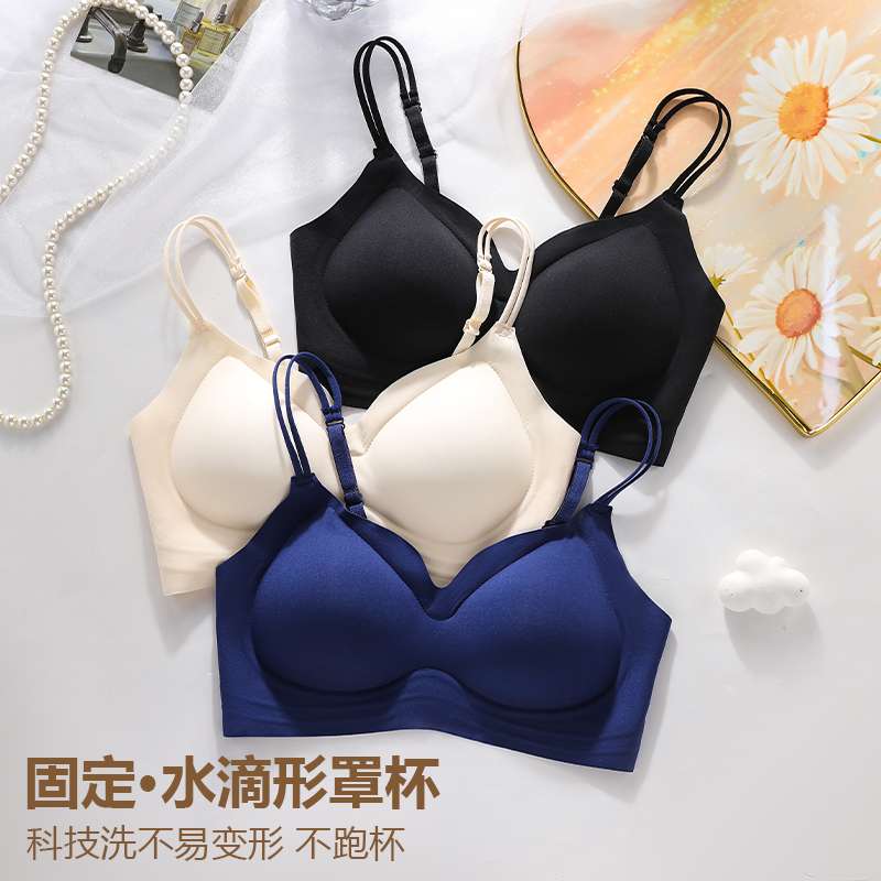 Comfortable and breathable women's underwear without steel rings, thin, soft, sexy and comfortable underwear, suitable for daily wear details Picture