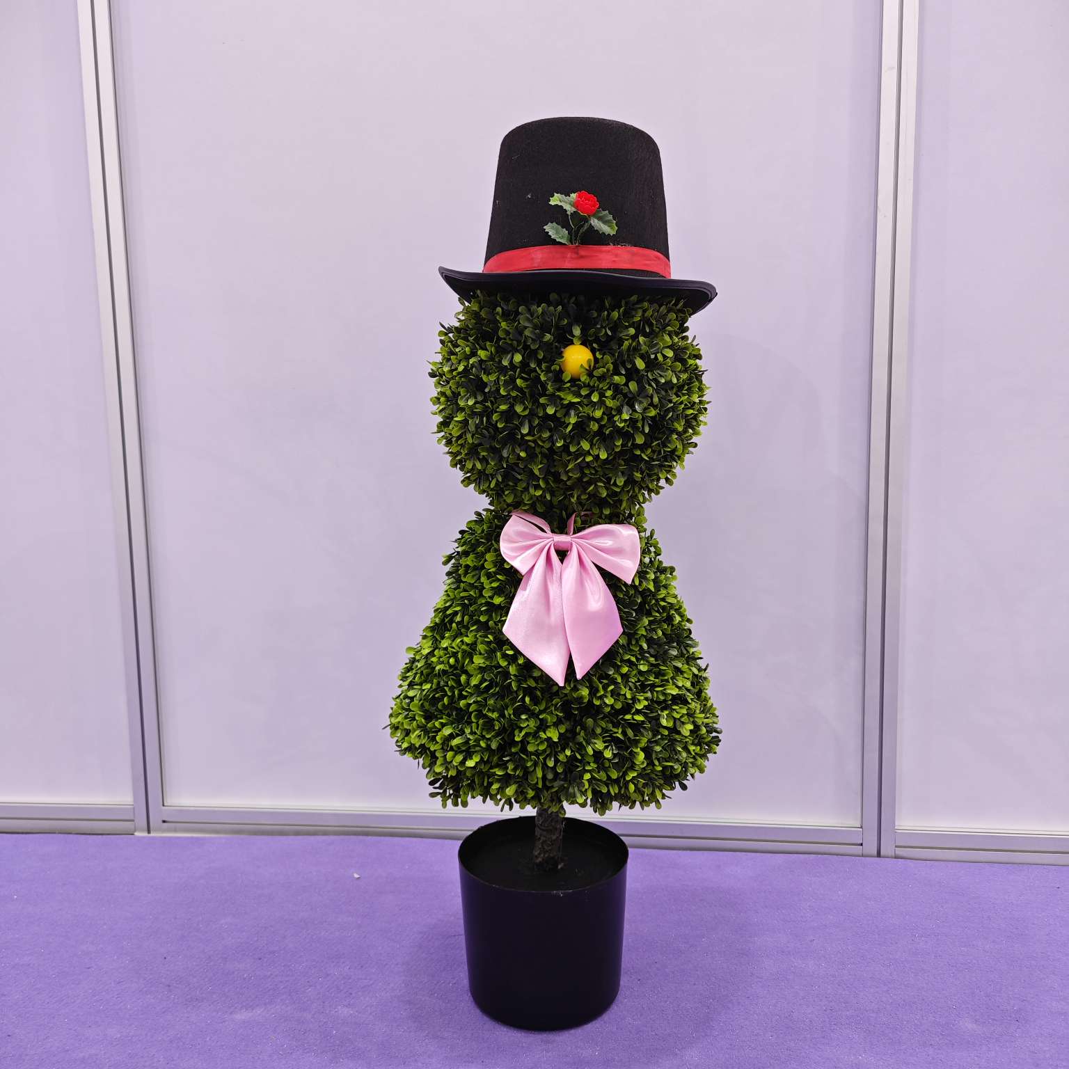 Simulation animal handicrafts, gifts, artificial simulation snowmen, potted plants, Christmas decorations, cross-border best-selling home decoration items Specification image
