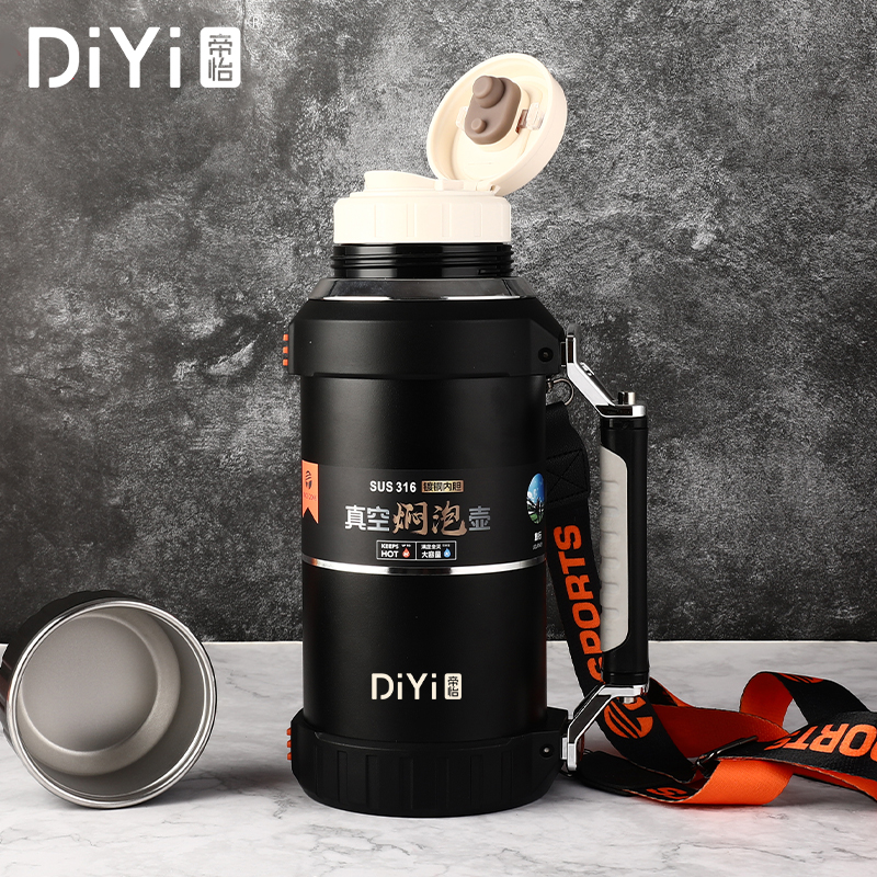 Powerful heat, always on standby. DY-BW1311 Diyi Vacuum Steeping kettle 2000ml, with an extra-large capacity, comes with a cup rope and handle, made of food-grade safe material for healthy drinking water Specification image