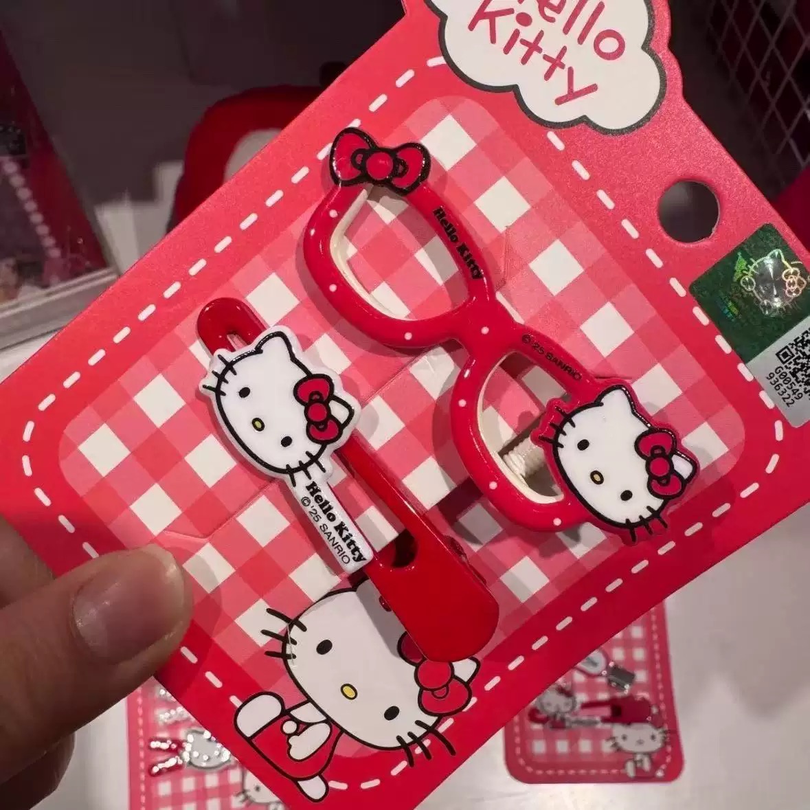 发卡/发卡针织/发夹儿童拼接韩版/头饰/髮爪产品图