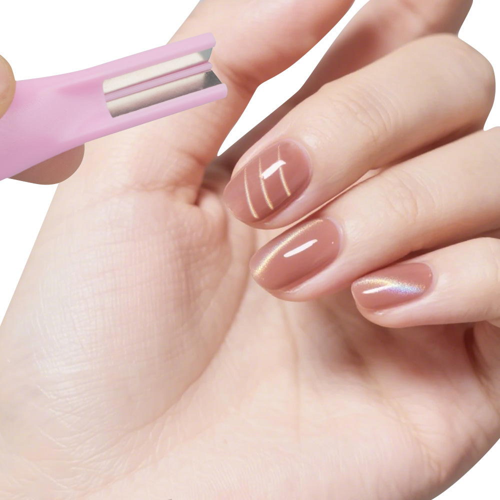 Meijia magnet, heart-shaped snake cat's eye magnet, special cat's eye nail oil glue, strong magnetic force magnet, three-in-one magnet detail image 5