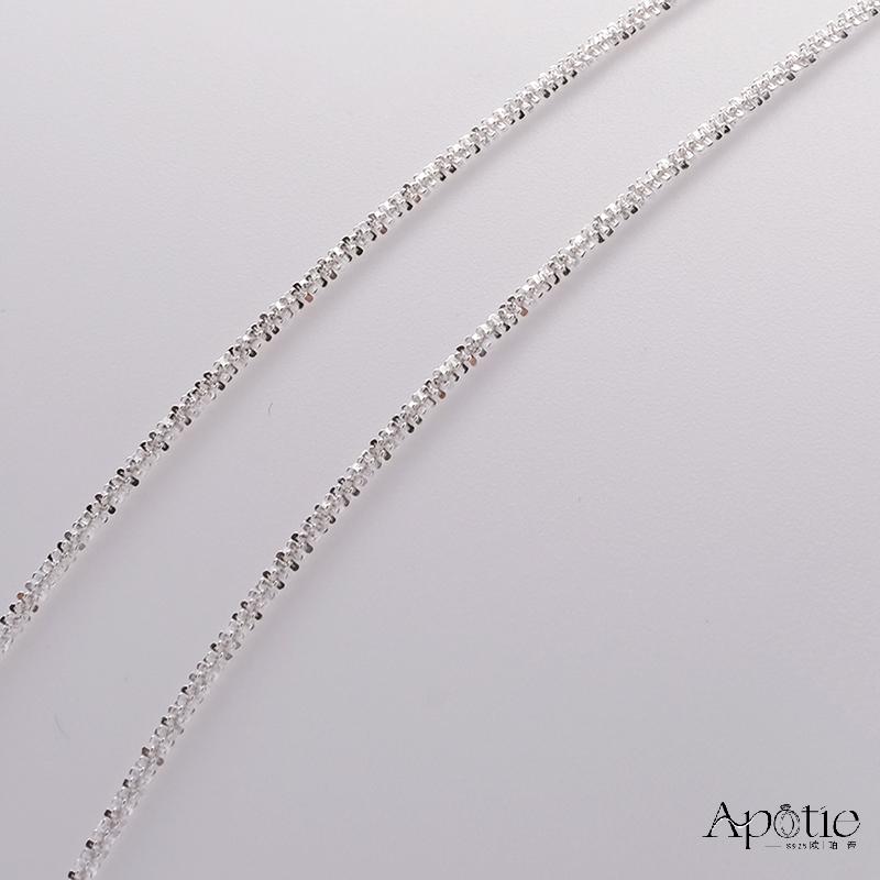 APOTIE sterling silver cauliflower chain