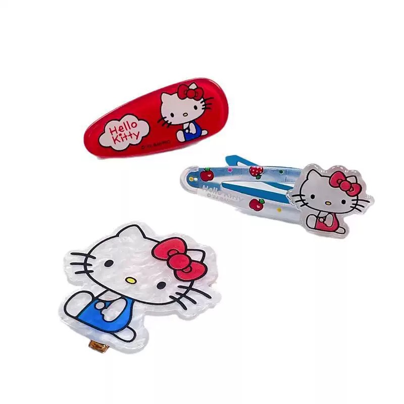 发卡/发卡针织/发夹儿童拼接韩版/头饰/髮爪白底实物图