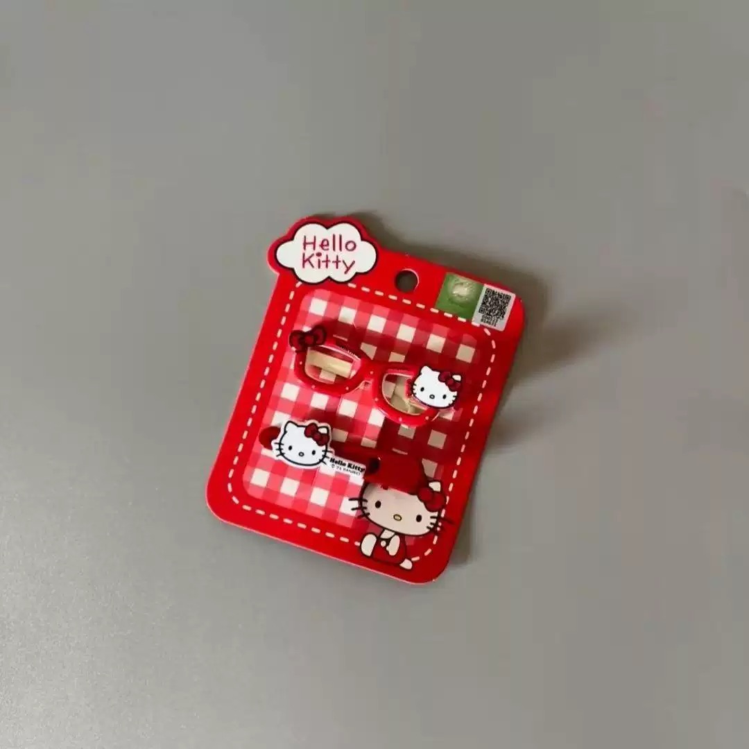 发卡/发卡针织/发夹儿童拼接韩版/头饰/髮爪细节图