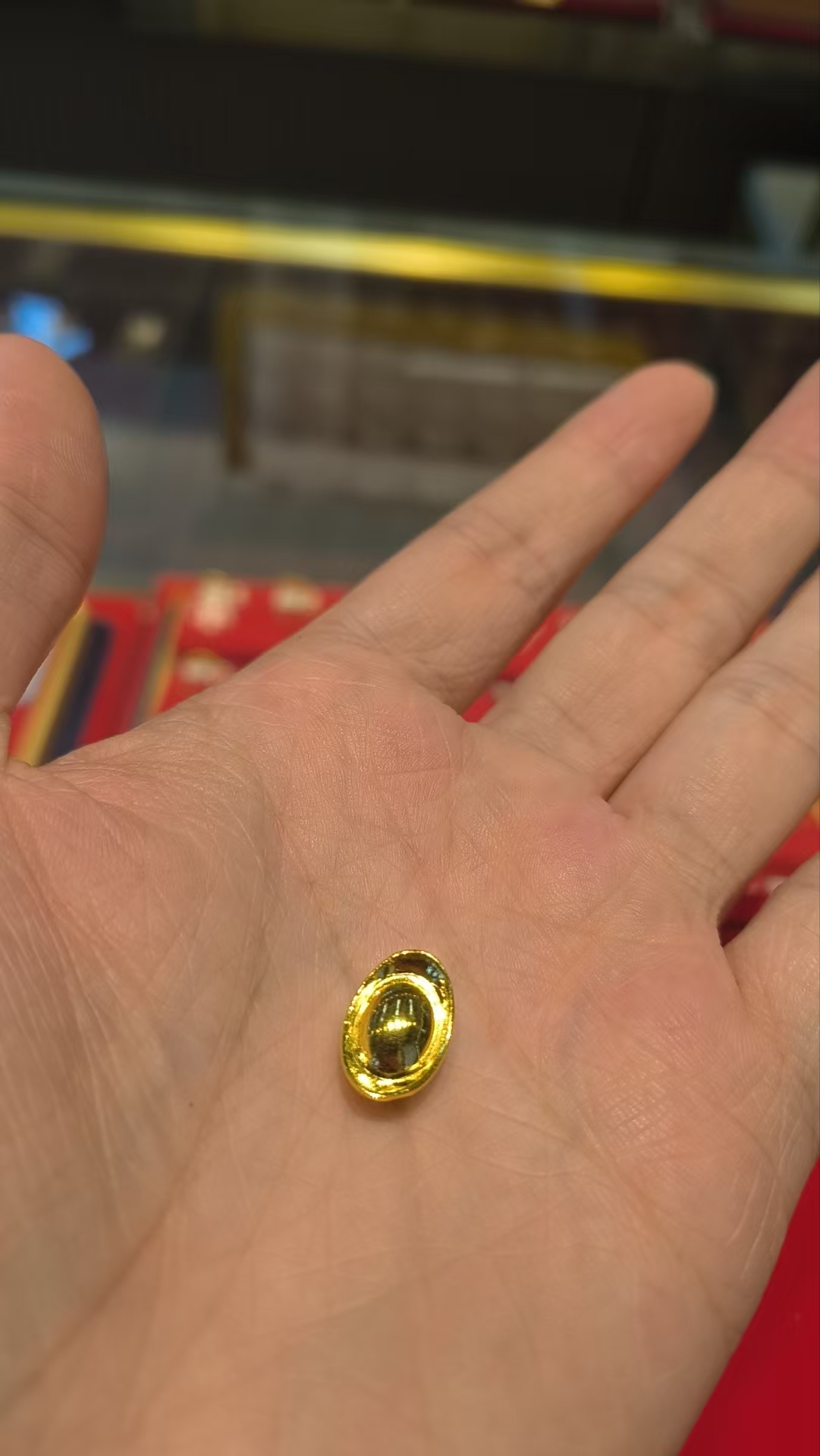 足金9999，投资金，足金金元宝，足金金锭，10g足金（1克、5克可订）送礼，节日礼物+（猫眼手镯）产品图