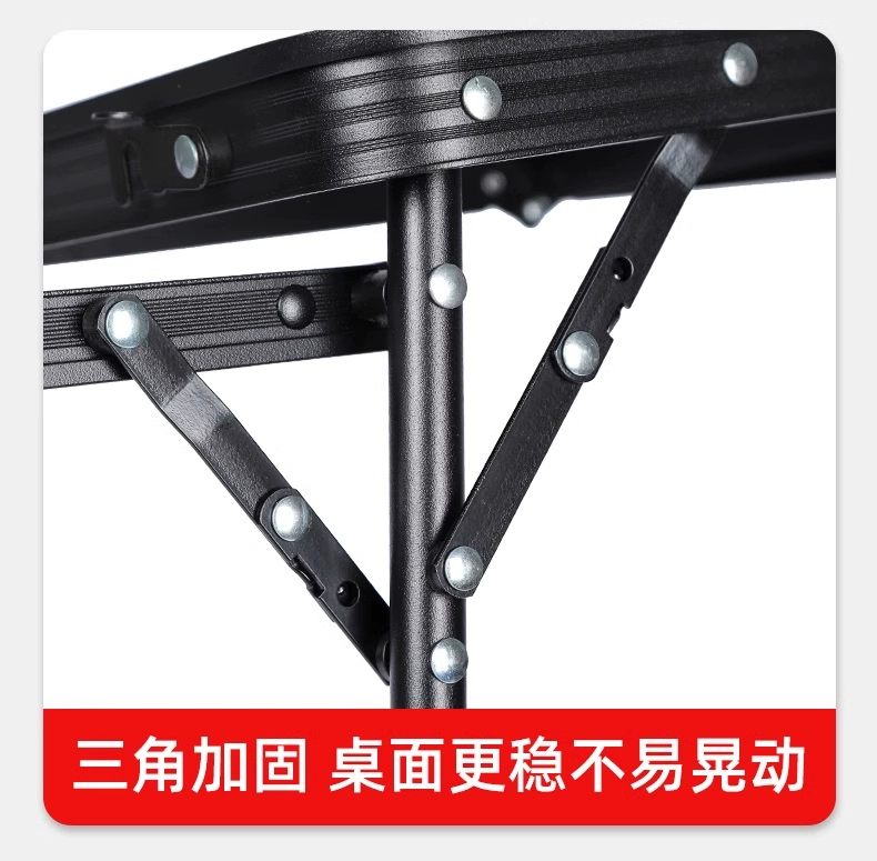 Mountain sports outdoor camping folding table and chair set, portable, lightweight and multi-functional leisure chair for camping vehicles, camping supplies, outdoor small folding table and chair, portable picnic iron mesh table and chair frame, camping folding table, barbecue table detail image 12