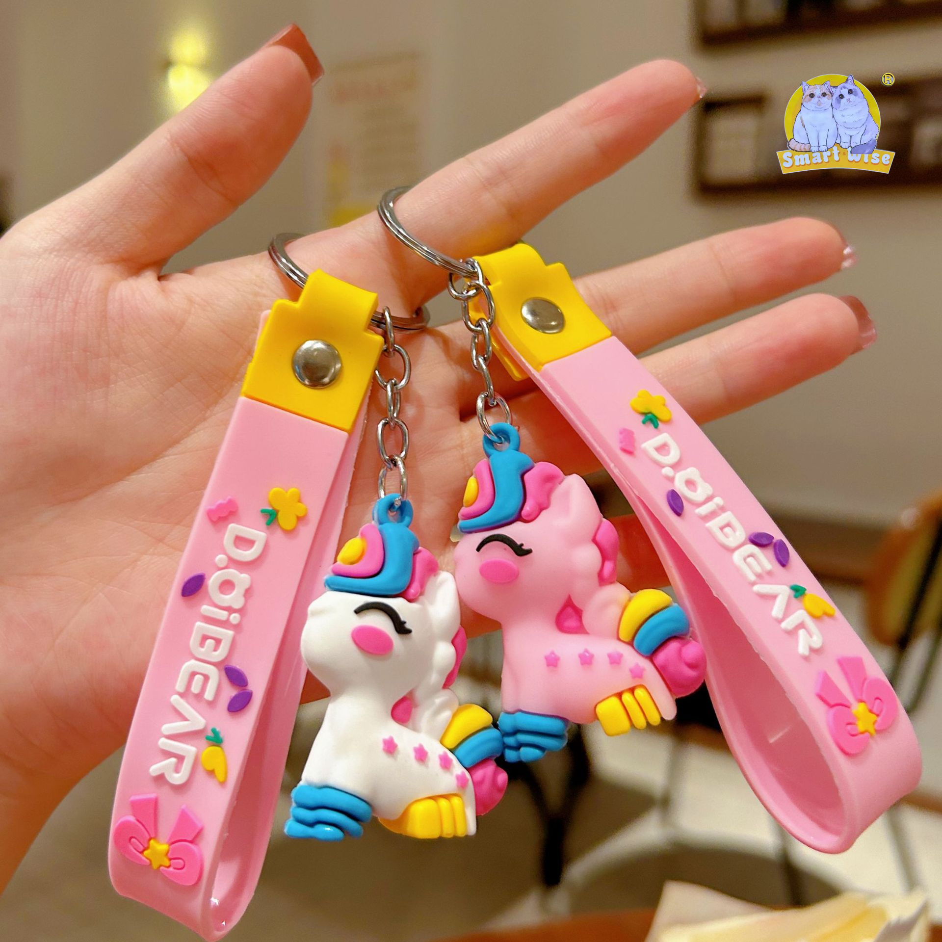 New cute little horse 2026 Year of the Horse keychain pendant, schoolbag, couple pendant, gift. May the New Year be a year of success details Picture