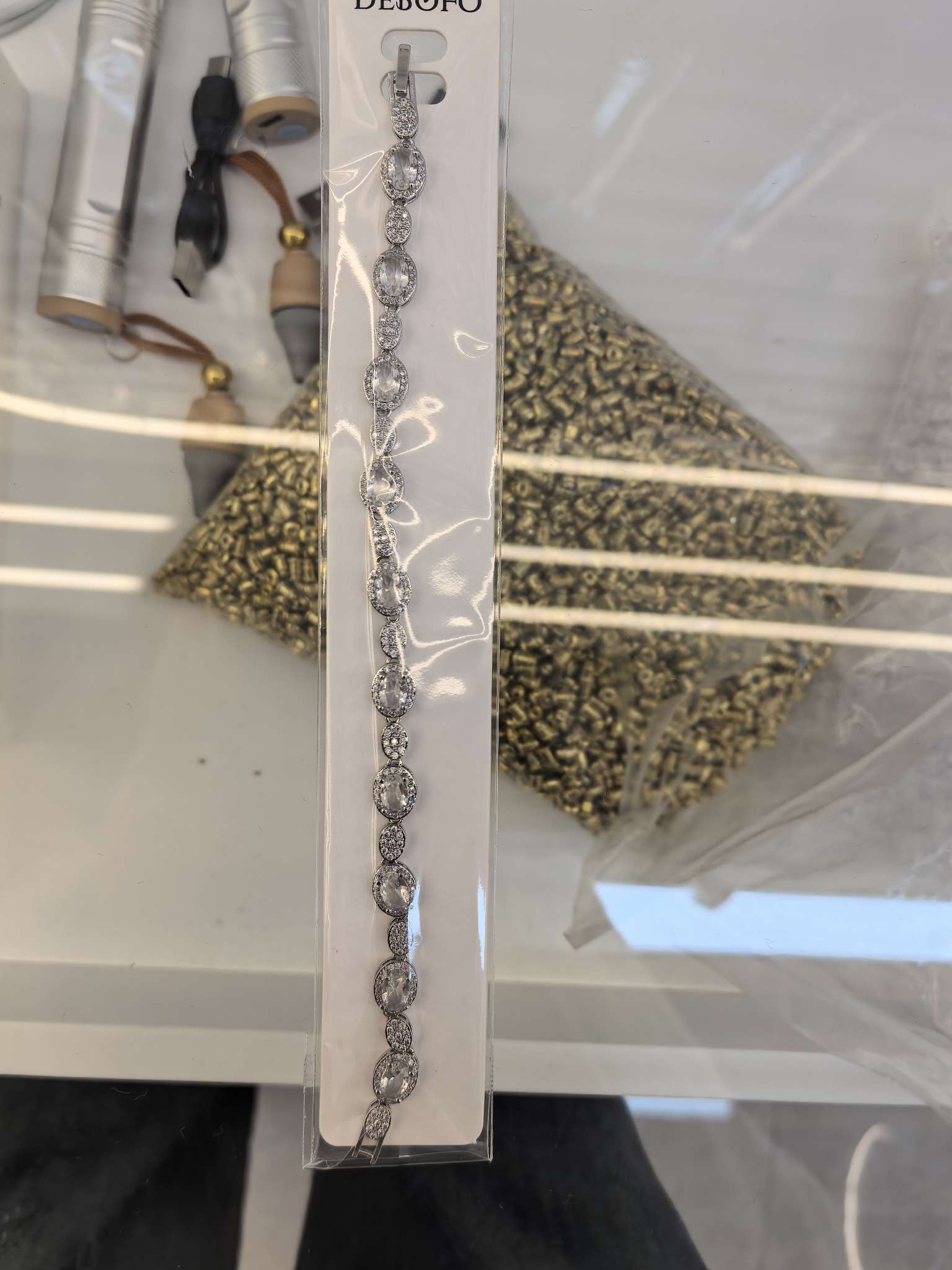 可爱水晶手链 女学生简约手饰  琉璃手链  手链饰品      潮流百搭