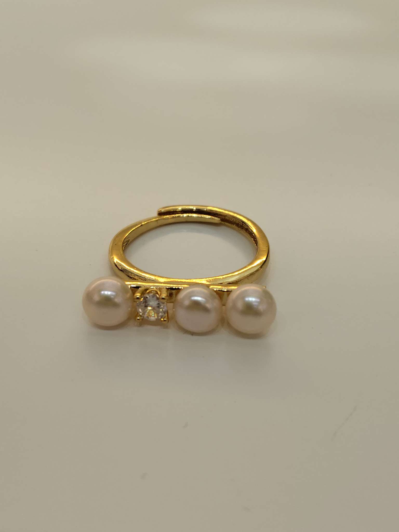 A pearl ring