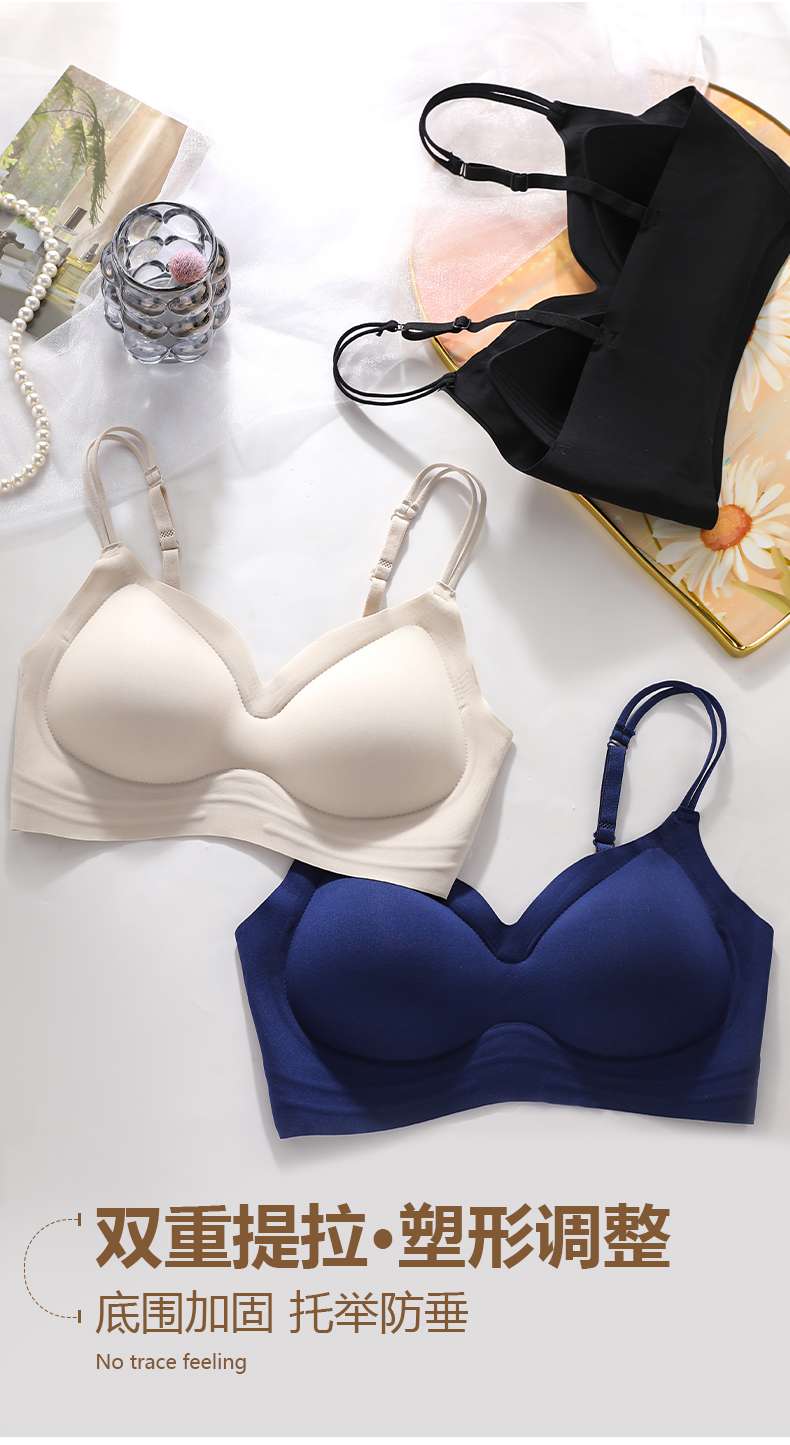 Comfortable and breathable women's underwear without steel rings, thin, soft, sexy and comfortable underwear, suitable for daily wear detail image 8