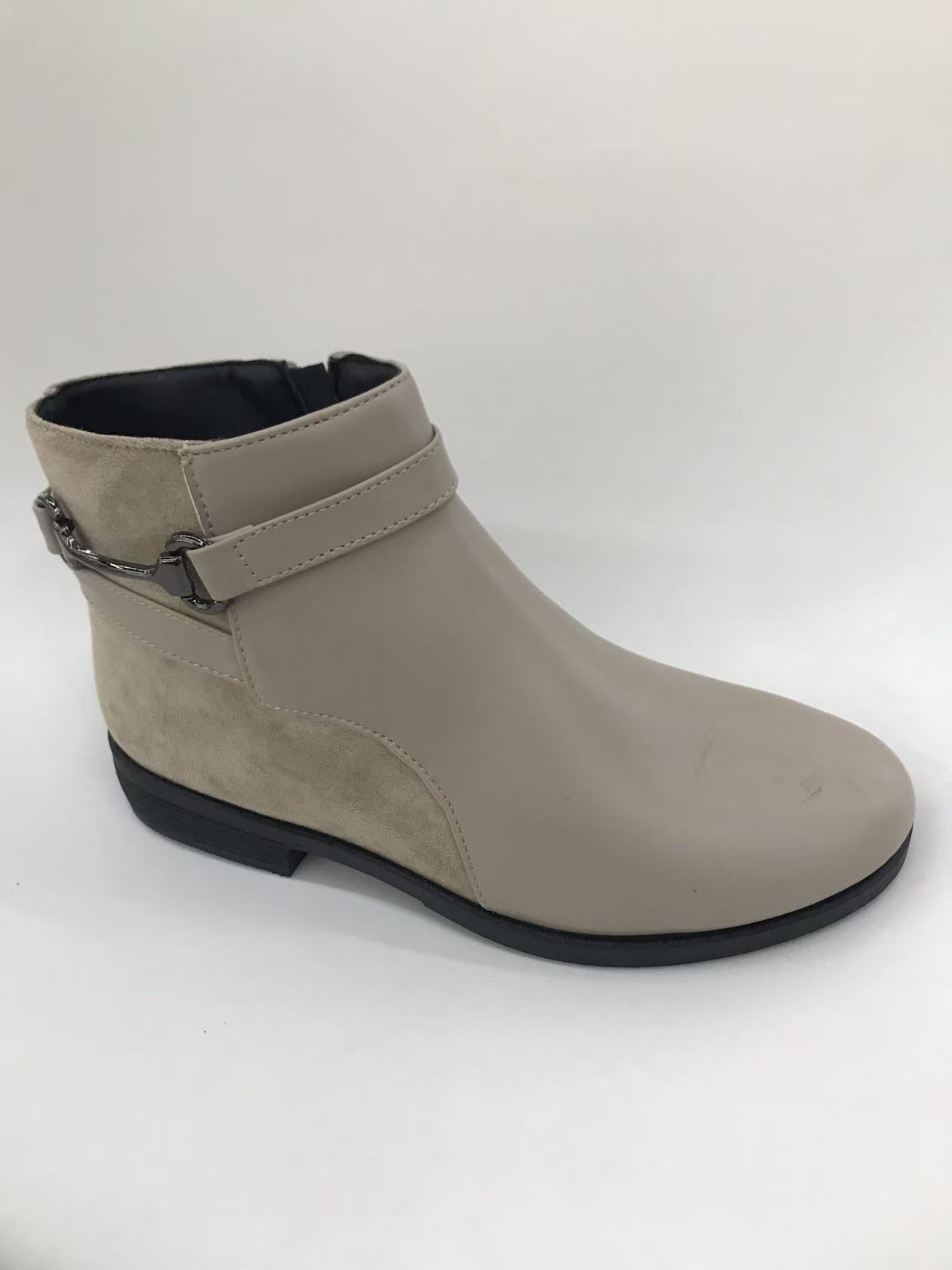 Ethnic style boots for ladies, spring and autumn, long, bright yellow and light-colored boots full figure