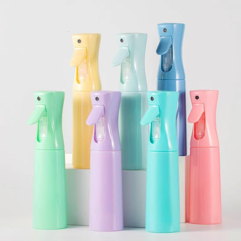Macaron color 300ML ultra-fine mist high-pressure spray bottle, special nano spray bottle for disinfection, portable new spray bottle for hair care and hydration Specification image