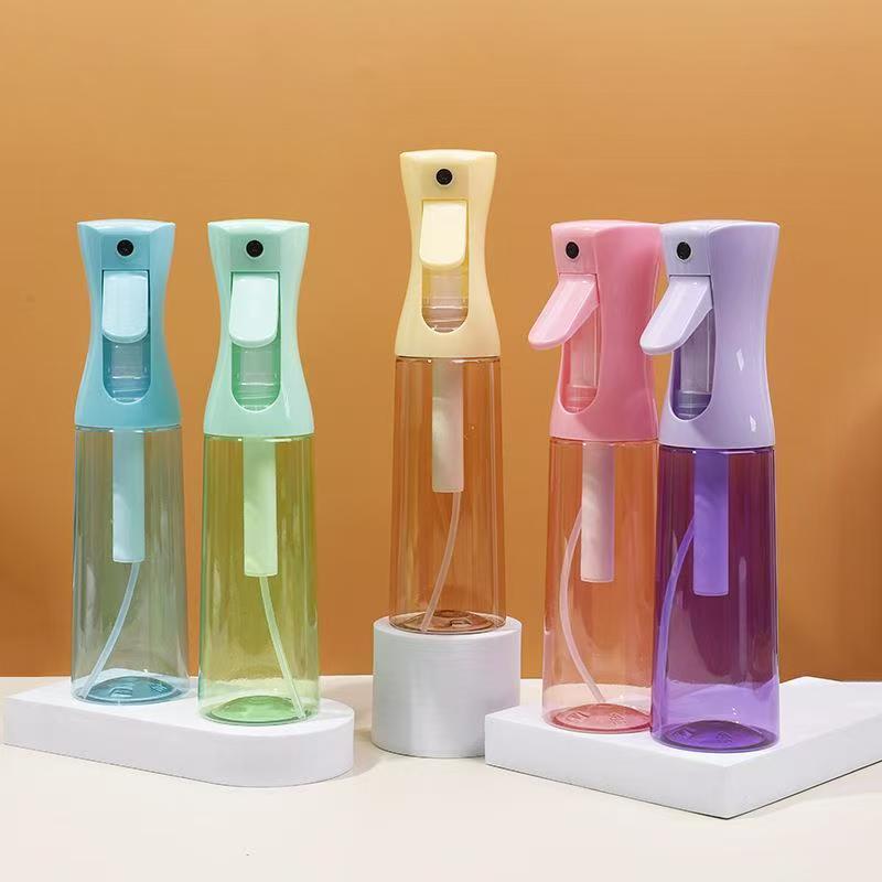 彩色300ML超细雾状高压喷雾瓶消毒专用纳米喷雾瓶美发补水便携式新款喷瓶
