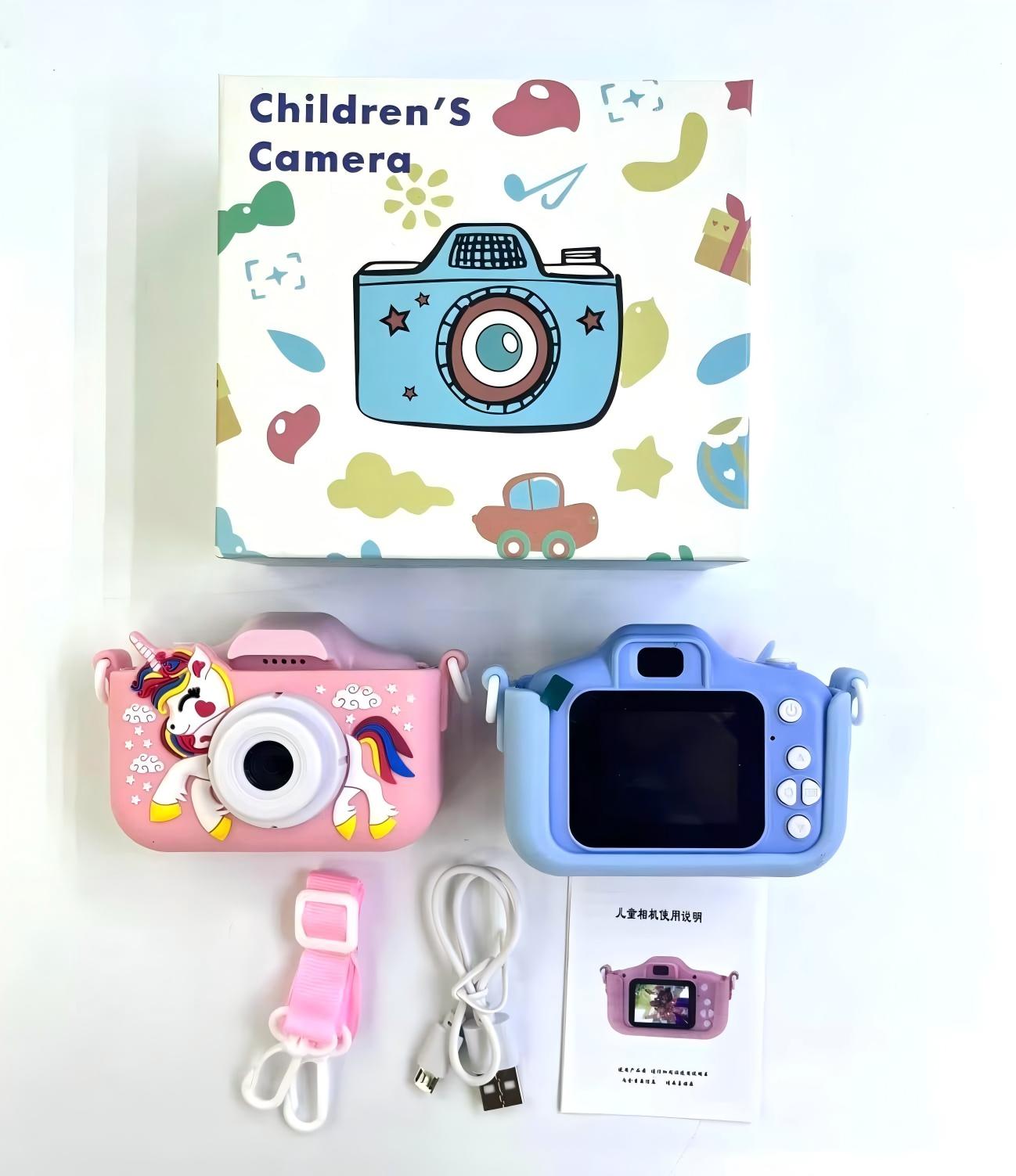 外贸热销款式独角兽儿童小相机可混色【熊宇宙潮玩空间】