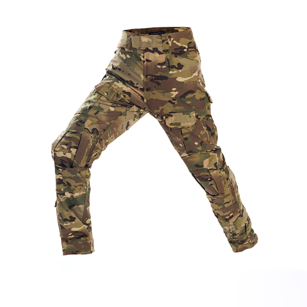 Zeqi G2 Frog Pants Men's Summer American camouflage outdoor Training Wear Knee Pads Long Pants Durable Tactical Pants Manufacturer wholesale