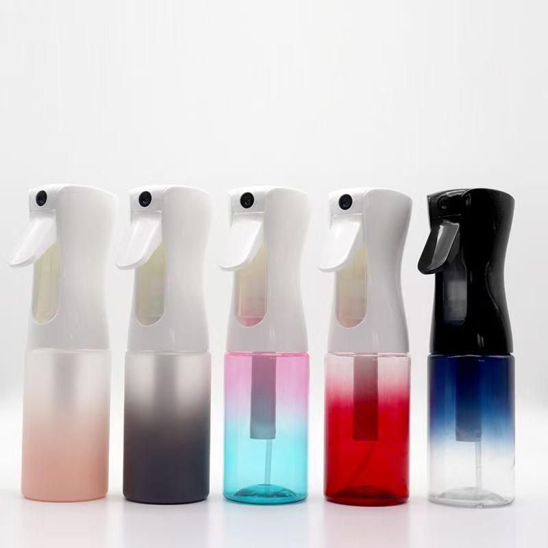 Gradient color 200ML ultra-fine mist high-pressure spray bottle, special nano spray bottle for disinfection, portable new spray bottle for hair care and hydration Specification image