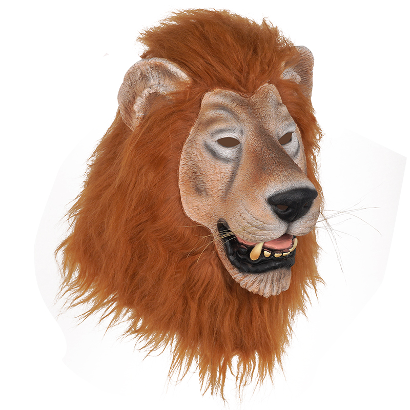 The head of a male lion, with thick mane, is imposing and lifelike. Application Scenario