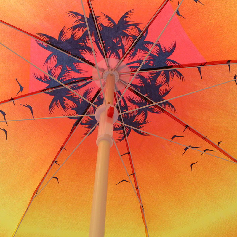 80.85户外遮阳沙滩伞条纹风景素色太阳伞摆摊伞详情图3