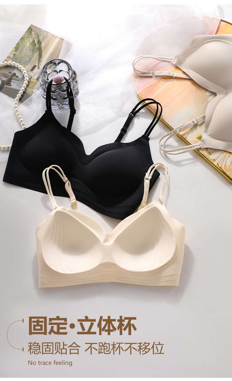 Comfortable and breathable women's underwear without steel rings, thin, soft, sexy and comfortable underwear, suitable for daily wear detail image 12