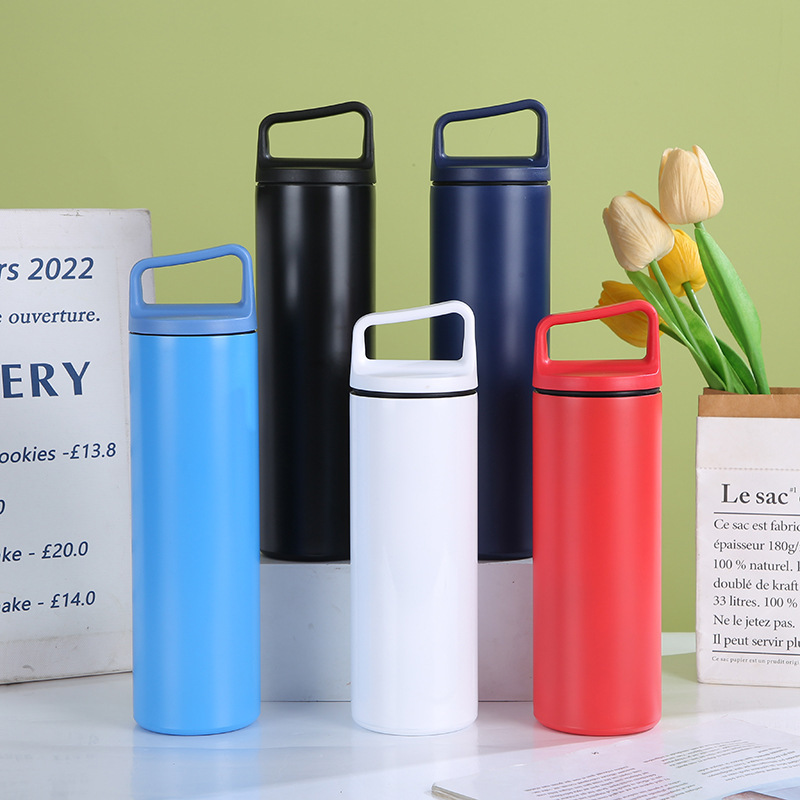 Household anti-drop high-appearance-level insulated cup, portable large-sized sports water cup, American-style large-capacity simple water cup