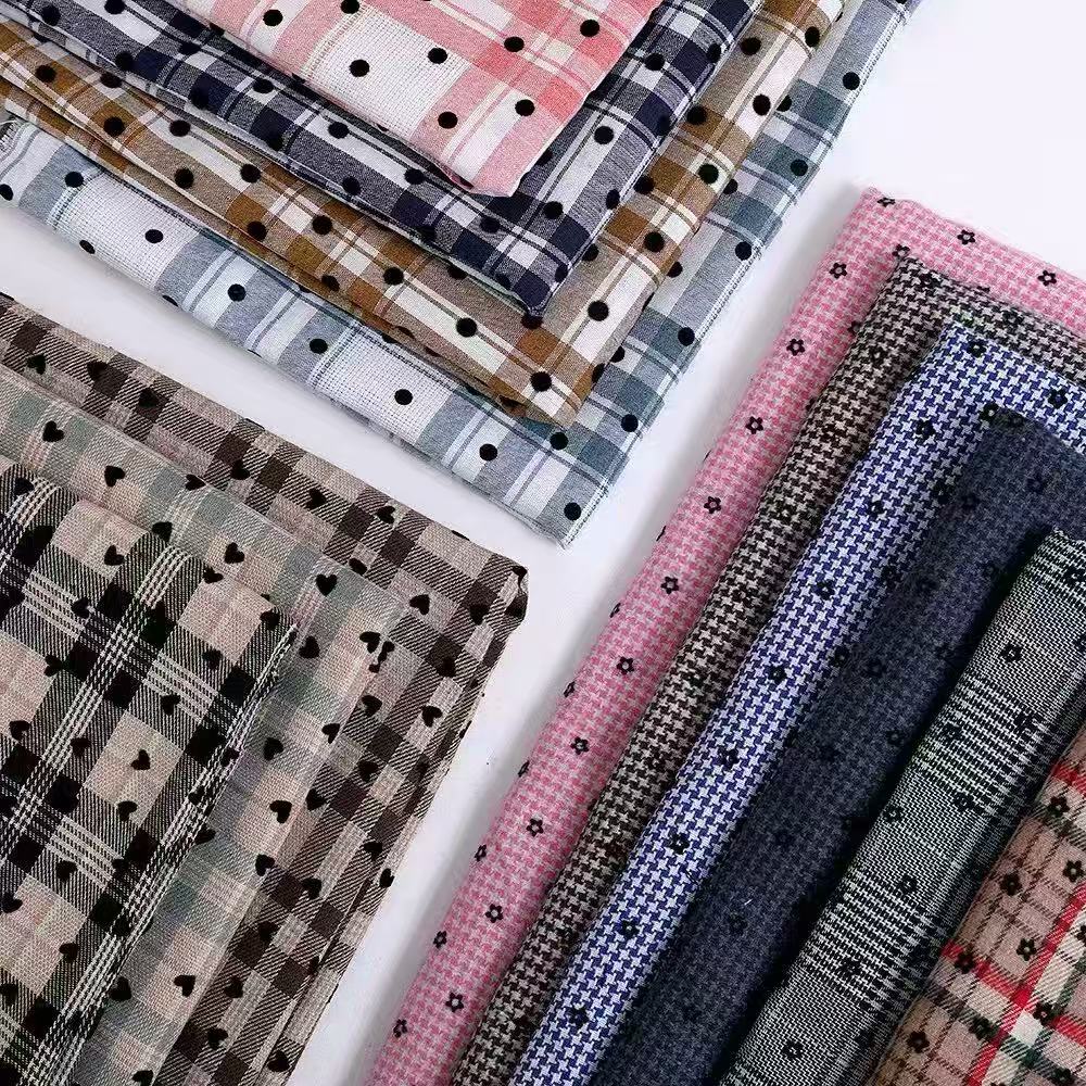 提花布牛津布/宋锦胚料/宋锦/格子布里布/枕巾用的布料产品图