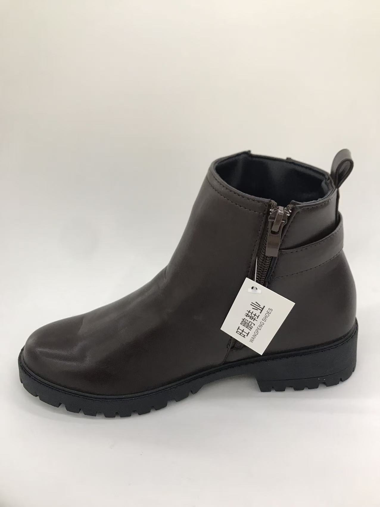 Ethnic style boots for women in spring and autumn, long yellow leather boots, fashionable and casual, ethnic style plus-size boots details Picture