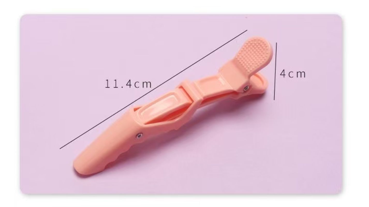Crocodile hair clips, hair root voluminous clips, bangs duckbill clips, positioning clips, hairdressing clips without scars Application Scenario