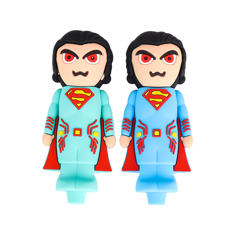 工厂直销批发卡通超人多色硅胶烟斗 环保嘴烟壶烟具配件批发pipe