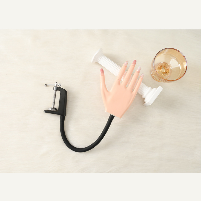 Nail care products, artificial hands, practice hands, nail care with arms, movable hands, simple mechanical artificial hands that can be bent and positioned detail image 6
