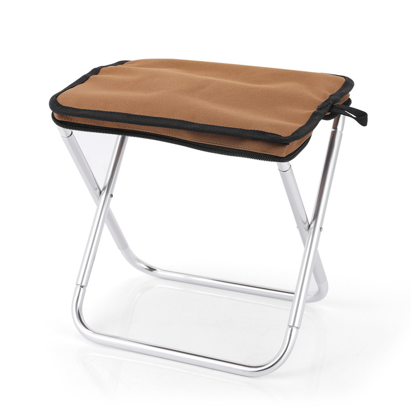 Mountain sports outdoor camping folding table and chair sets, portable and lightweight camping car leisure chairs, camping supplies, aluminum alloy ultra-light folding chairs Item Picture
