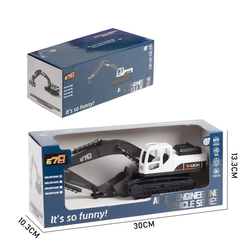 New Remote Control Car Alloy Simulation Inertial Excavator Educational Toy For Boys