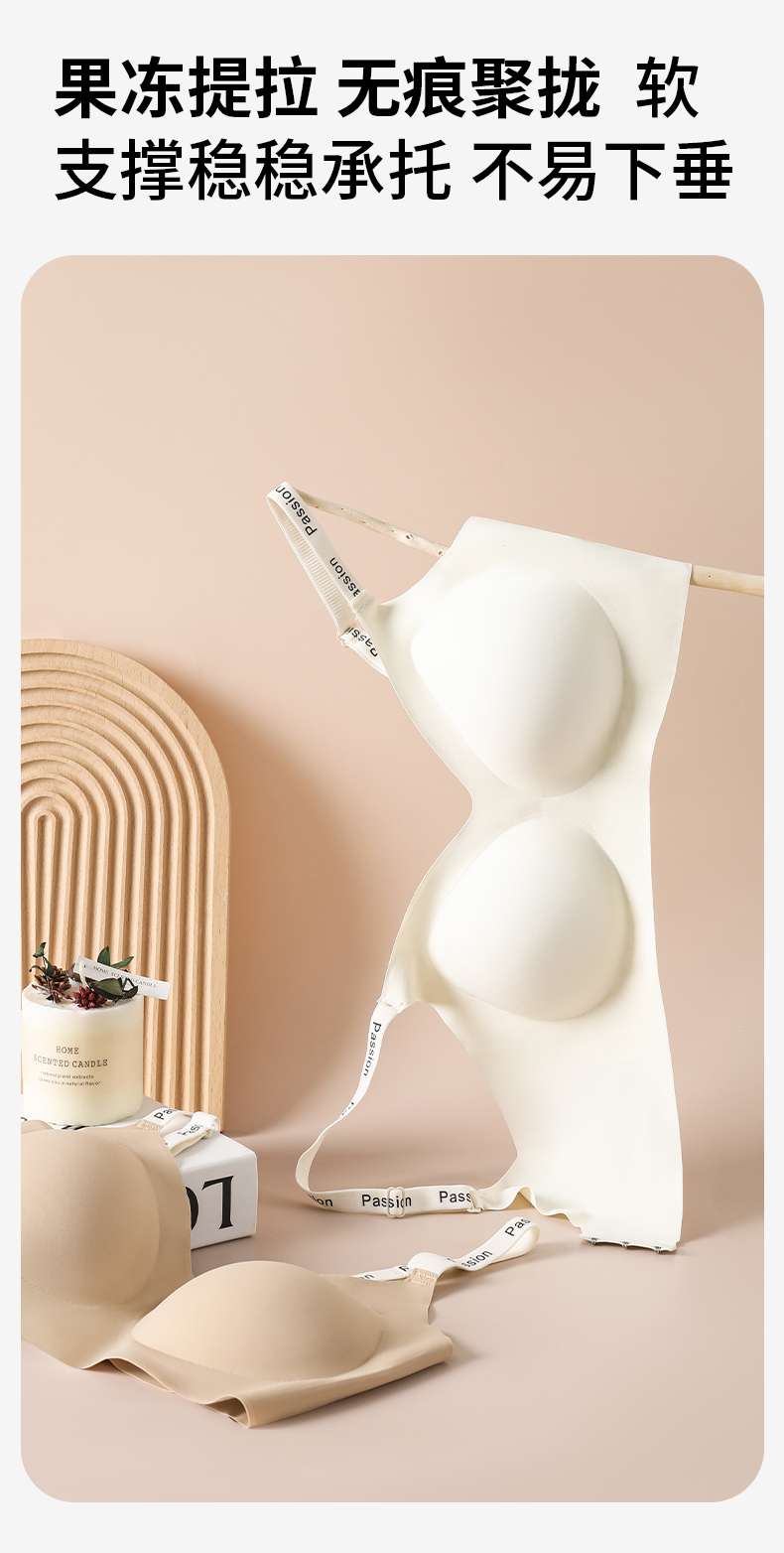 Comfortable and breathable women's underwear, soft without steel rims, thin style, comfortable inner layer, pure cotton basic style, suitable for daily wear detail image 9