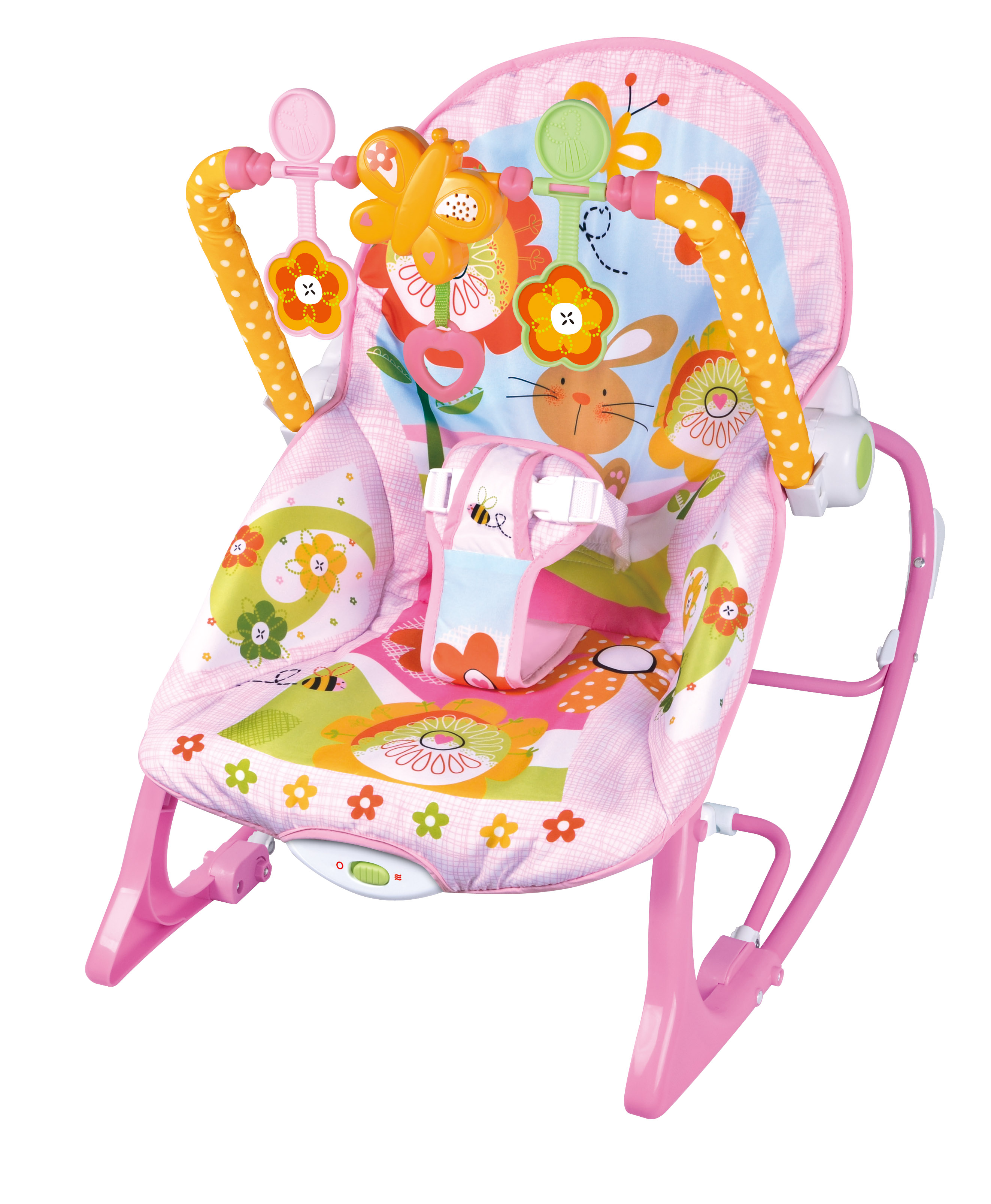 The baby electric rocking chair can be used for sitting or lying down. It vibrates and swings with music and is a popular rocking chair on e-commerce platforms details Picture
