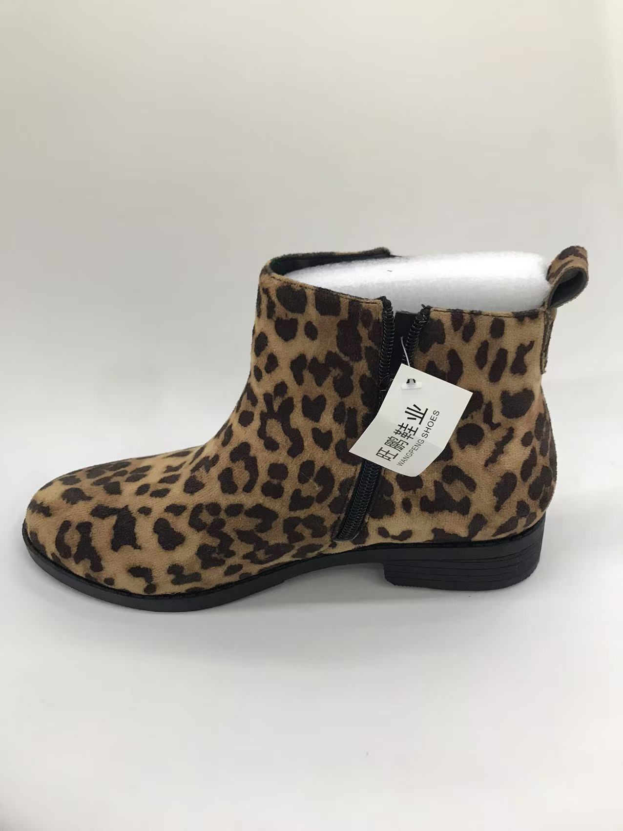 Ethnic style boots for women, spring and autumn long yellow leather shoes, casual ethnic style large-sized boots details Picture