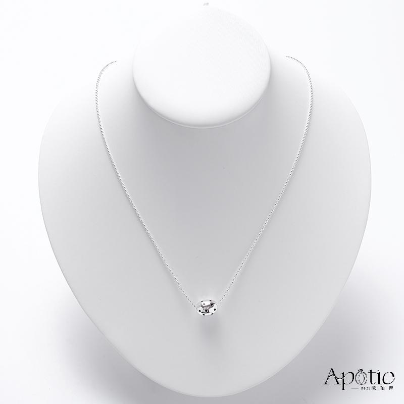APOTIE Oval Bead Collarbone Chain Item Picture