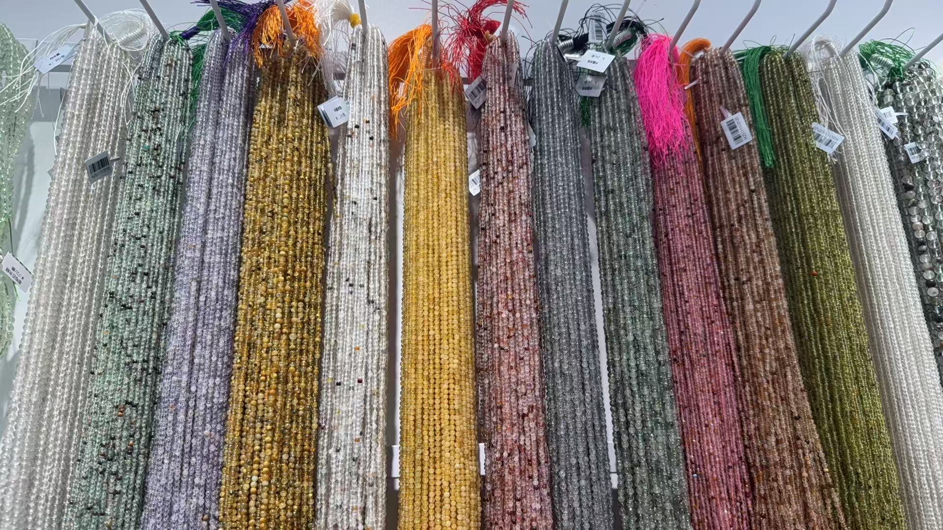 Crystal rice beads