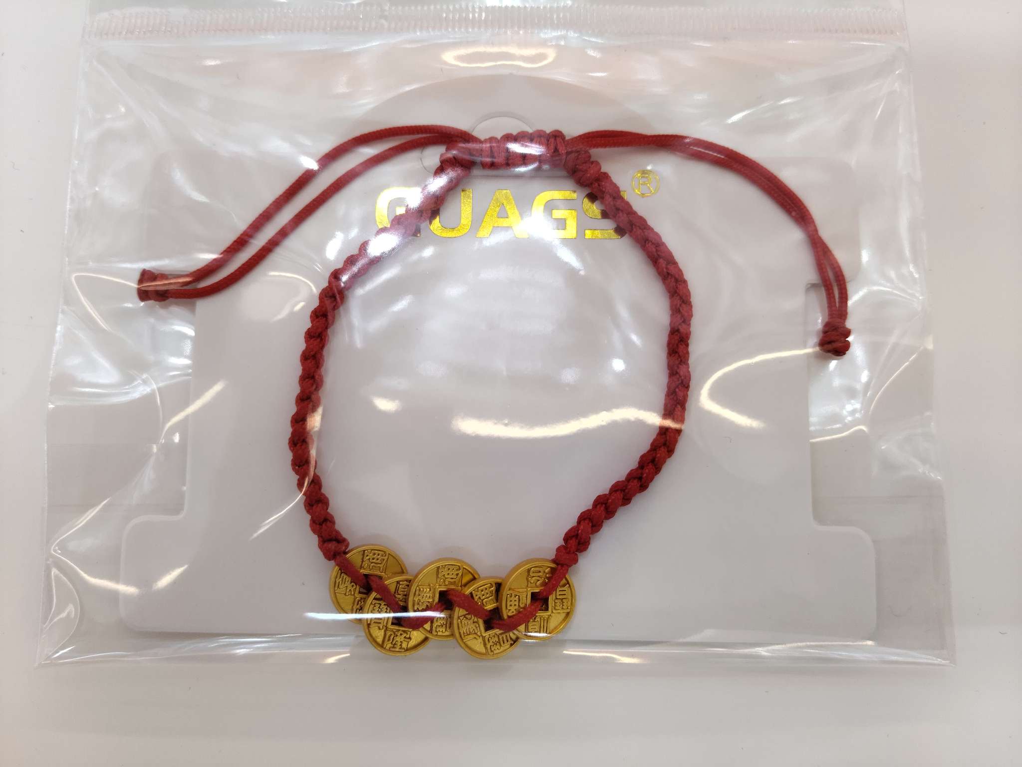 Ancient-style sand gold copper coin bracelet