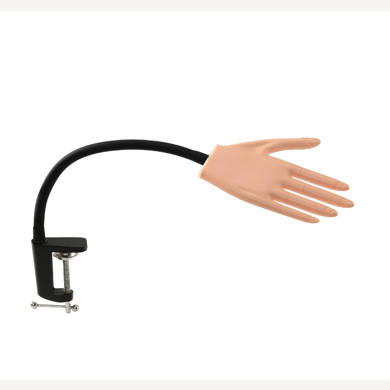 Nail care products, artificial hands, practice hands, nail care with arms, movable hands, simple mechanical artificial hands that can be bent and positioned Application Scenario