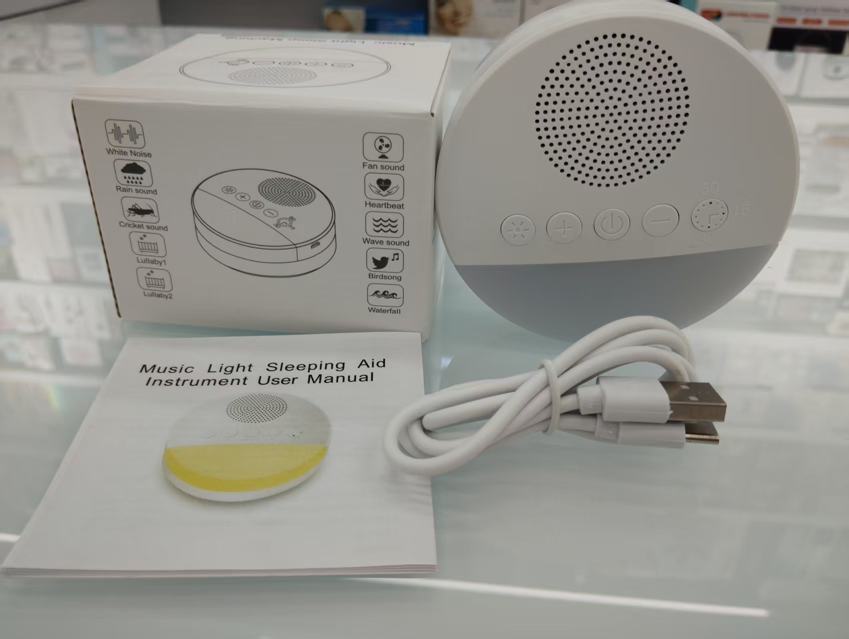 白噪音睡眠仪婴儿安抚哄睡神器宝宝助眠音乐播放自主入睡细节图