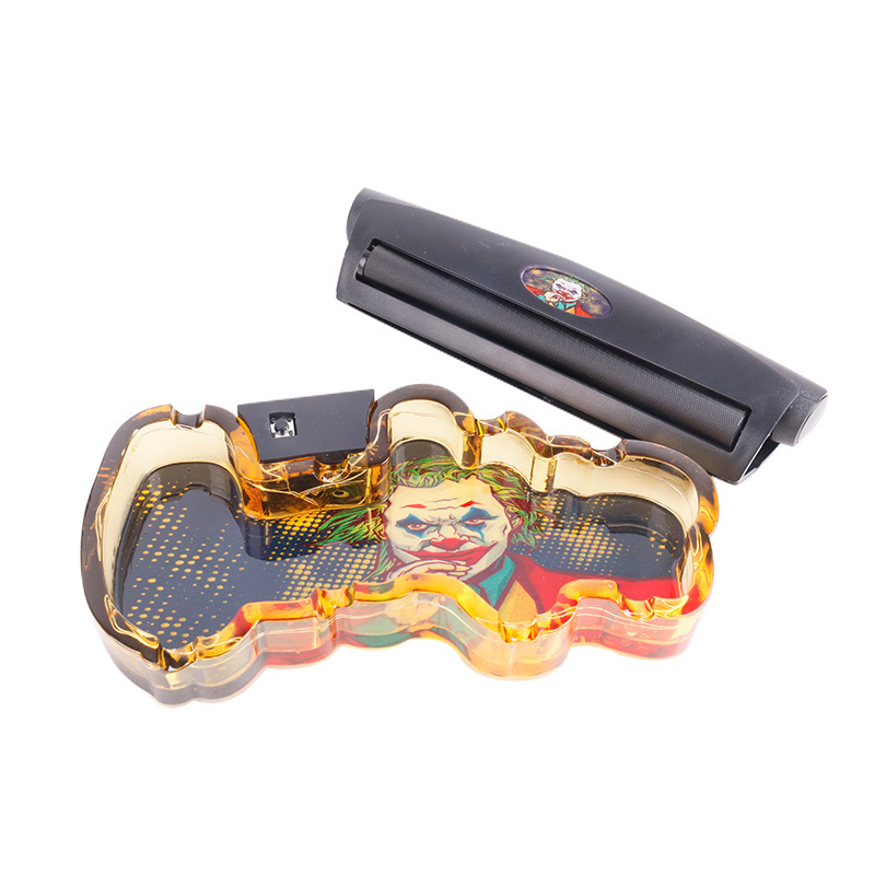 7件套套装含磨烟器烟盘卷烟器塑料管保湿罐卷cookies树脂烟灰缸细节图