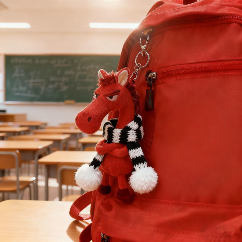 毛绒黑马钥匙扣，马年爆款钥匙扣，钥匙扣钥匙扣钥匙扣可爱钥匙扣挂详情图7