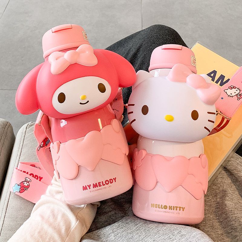 日用百货水杯保温杯钛杯磁吸便携保温水壶多功能杯子学生户外运动杯产品图