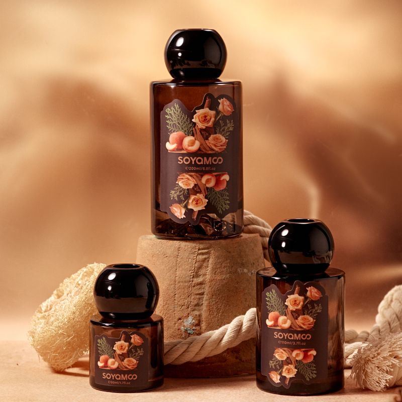 Suomu Flameless Aromatherapy Home, indoor brown, long-lasting fragrance, bedroom room perfume, decorative fragrance details Picture