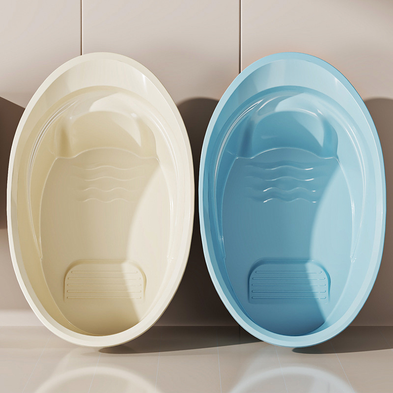 J35-K-8803A实色婴儿浴盆加厚浴盆家用小孩沐浴洗澡盆婴儿浴盆